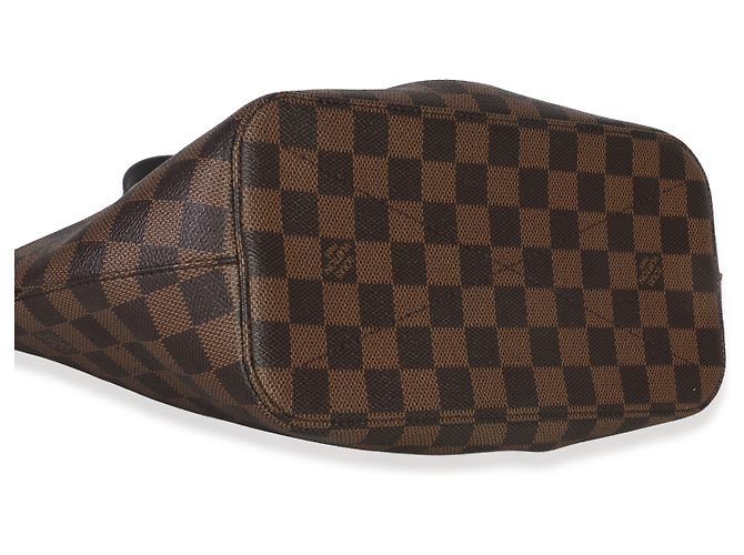 Louis Vuitton Damier Ebene Tela Siena PM Marrone - vista 7