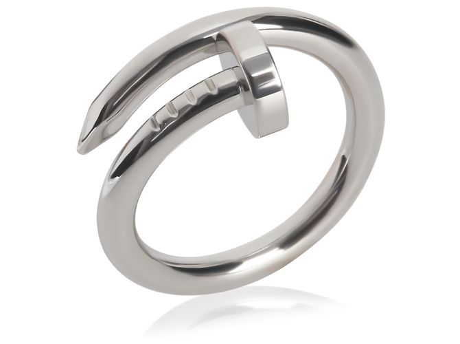 Anello Juste Un Clou in Oro Bianco Cartier - vista 2