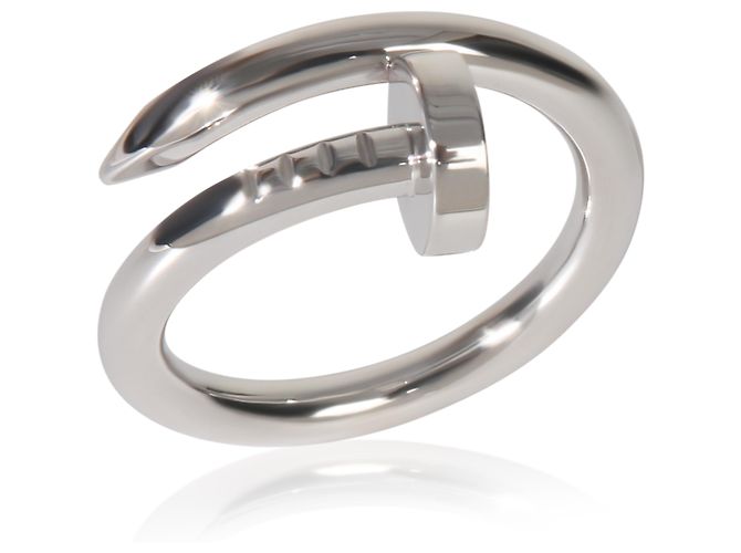Anello Juste Un Clou in Oro Bianco Cartier - vista 5