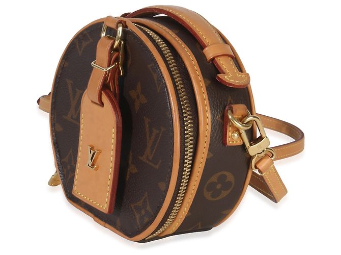 Mini Boîte Chapeau in Tela Monogram Louis Vuitton Marrone - vista 3