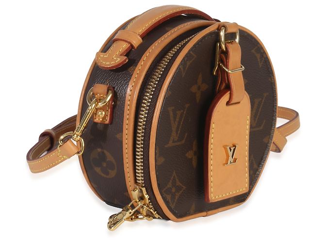 Mini Boîte Chapeau in Tela Monogram Louis Vuitton Marrone - vista 4