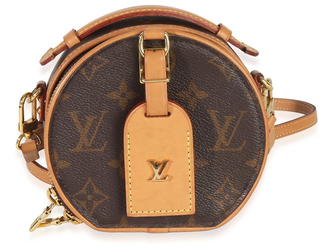 Mini Boîte Chapeau in Tela Monogram Louis Vuitton Marrone - vista 8