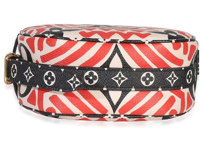Borsa Boite Chapeau Souple PM Louis Vuitton Cream Red Giant LV Crafty Rosso Multicolore - vista 6