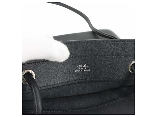 Borsa a spalla mini Aline di Hermès Nero - vista 6