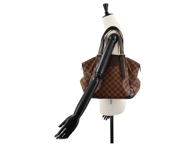 Borsa a mano Louis Vuitton Damier Verona MM Marrone Damier ebene - vista 9