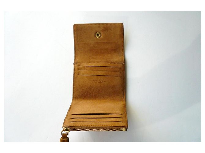 JEROME DREYFUSS Cartera de Ante JERRY Camel Excelente Estado Camello - vista 4