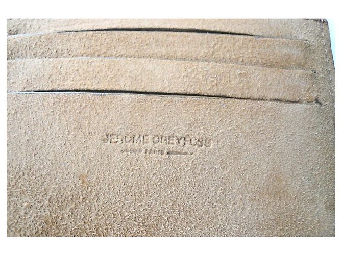 JEROME DREYFUSS Cartera de Ante JERRY Camel Excelente Estado Camello - vista 5