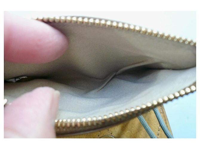 JEROME DREYFUSS Cartera de Ante JERRY Camel Excelente Estado Camello - vista 7