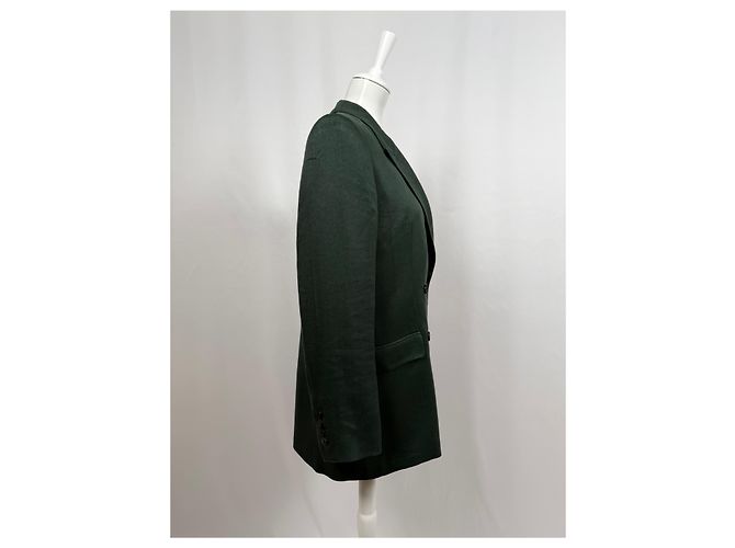 The Kooples Blazer duplo verde escuro - view 3