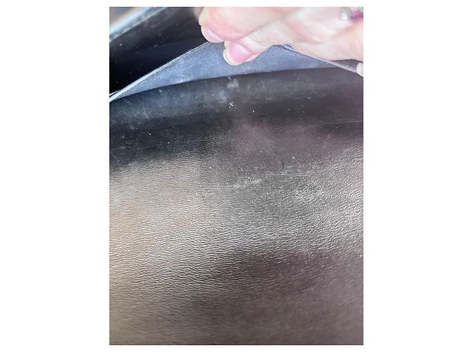 Borsa in pelle nera grigia Burberry Nero - vista 16