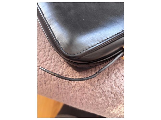 Borsa in pelle nera grigia Burberry Nero - vista 18