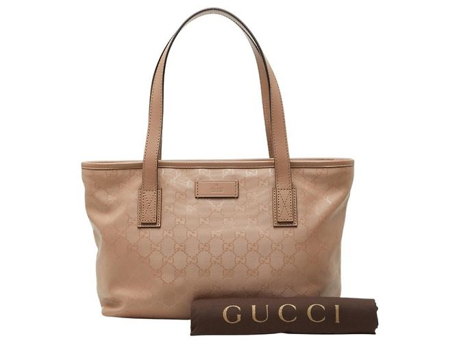 Borsa tote Gucci GG stampata beige - vista 16