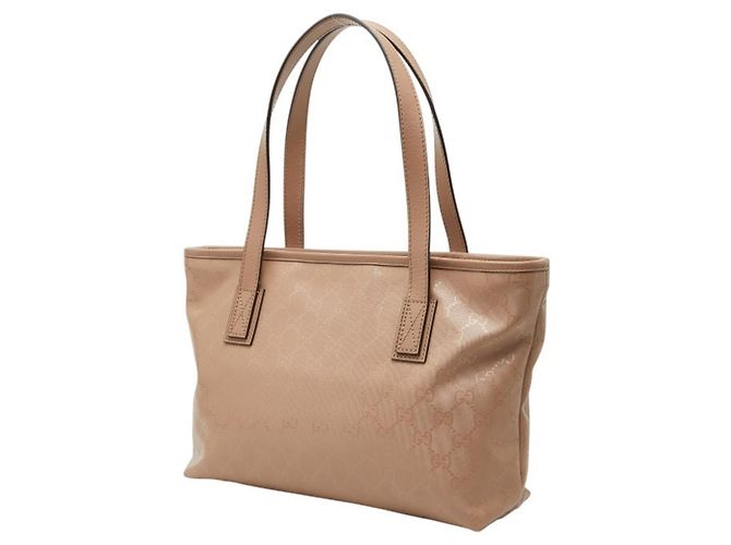 Borsa tote Gucci GG stampata beige - vista 2