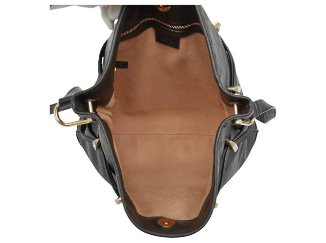 Borsa a Spalla Gucci Horsebit 1955 Nero - vista 6