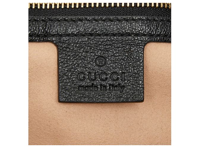 Borsa a Spalla Gucci Horsebit 1955 Nero - vista 7