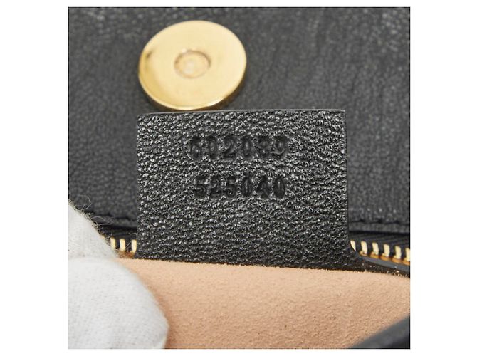 Borsa a Spalla Gucci Horsebit 1955 Nero - vista 8