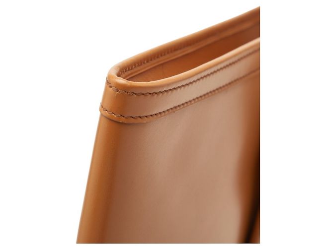 Borsa Clutch Jige PM di Hermès Marrone - vista 5