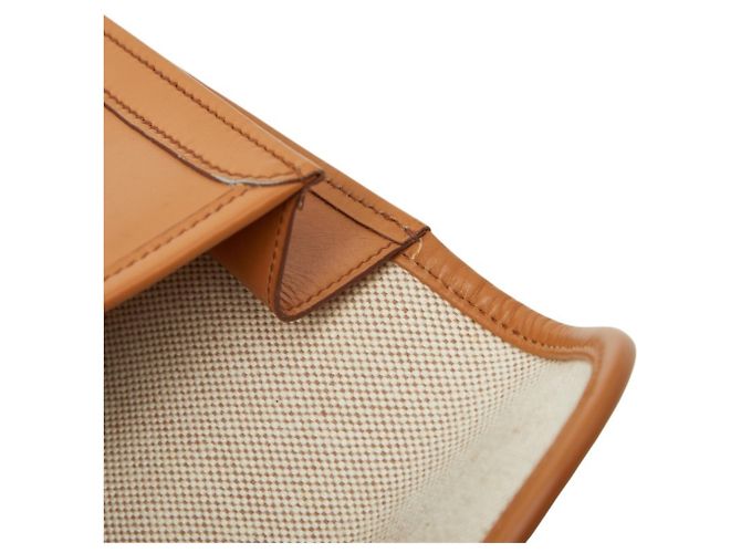 Borsa Clutch Jige PM di Hermès Marrone - vista 7