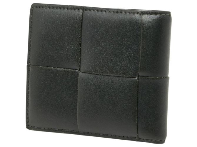 Carteira bi-fold de couro caqui Bottega Veneta - vista 2
