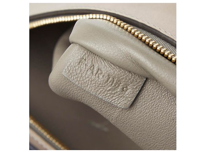 Edge Céline Celine Trapeze Small Tricolor Handbag/Shoulder Bag Brown Black Beige - view 11