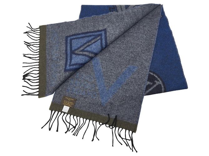 Bufanda LV Sticker Louis Vuitton Azul Multicolor - vista 2
