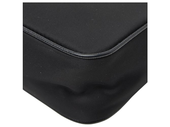 Saffiano Borsa a spalla Re-Edition 2005 in Re-Nylon di Prada Nero - vista 4