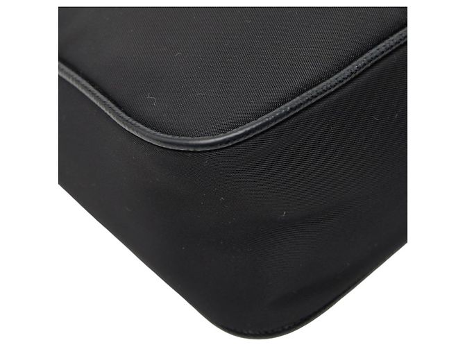 Saffiano Borsa a spalla Re-Edition 2005 in Re-Nylon di Prada Nero - vista 5