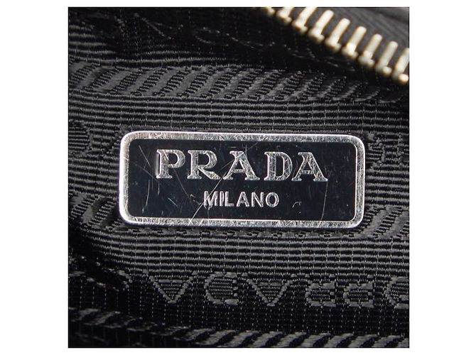 Saffiano Borsa a spalla Re-Edition 2005 in Re-Nylon di Prada Nero - vista 9