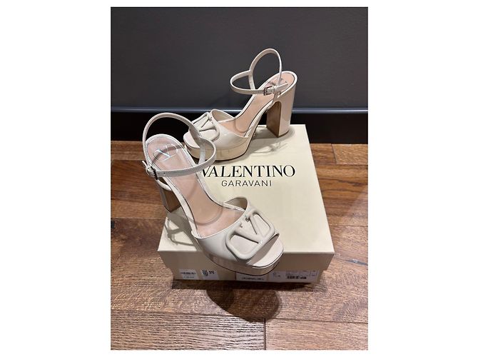 Sandali a piattaforma Vlogo di Valentino Garavani Beige - vista 14