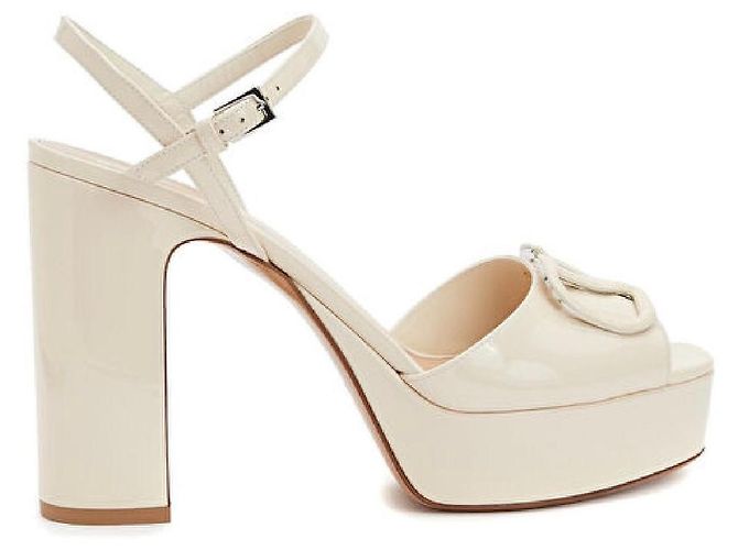 Sandali a piattaforma Vlogo di Valentino Garavani Beige - vista 2