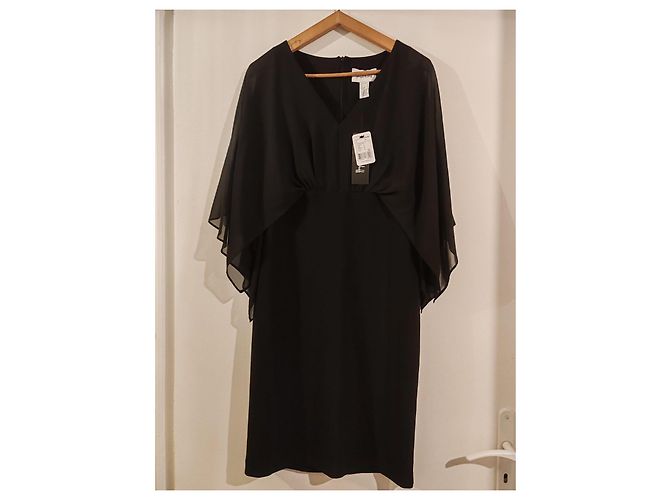 Abito Cape Trasparente Nero Joseph Ribkoff - vista 3
