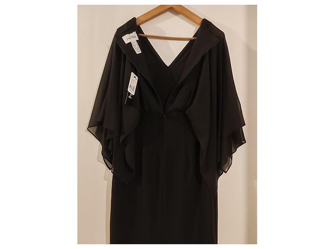 Abito Cape Trasparente Nero Joseph Ribkoff - vista 7