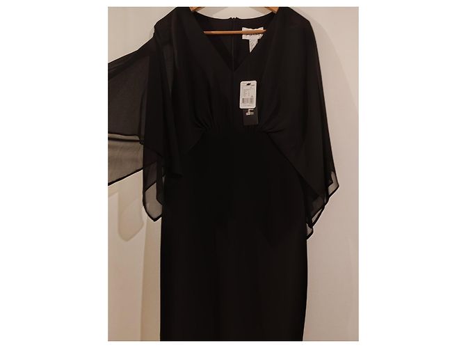 Abito Cape Trasparente Nero Joseph Ribkoff - vista 8