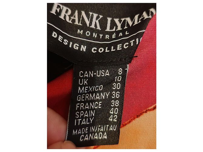 Autre Marque Vestido Colección Verano 2024 de Frank Lyman Design Negro Rosa Roja Multicolor Verde Naranja Amarillo - vista 5