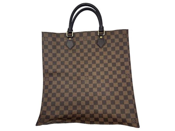 Sac Plat Damier GM de Louis Vuitton Marron - vue 2