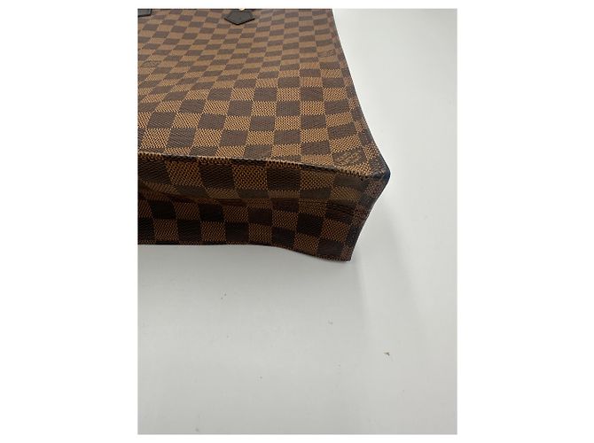 Sac Plat Damier GM de Louis Vuitton Marron - vue 3