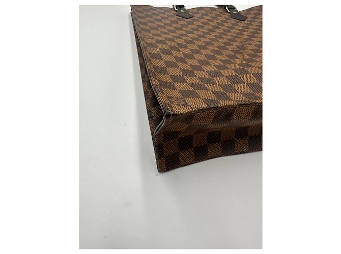 Sac Plat Damier GM de Louis Vuitton Marron - vue 4