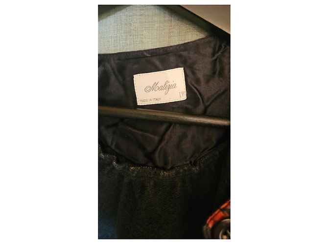 Autre Marque Blumenmuster Jacke Schwarz Pink Rot Mehrfarben Grün - Ansicht 3