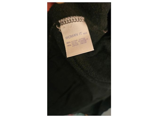 Autre Marque Blumenmuster Jacke Schwarz Pink Rot Mehrfarben Grün - Ansicht 4