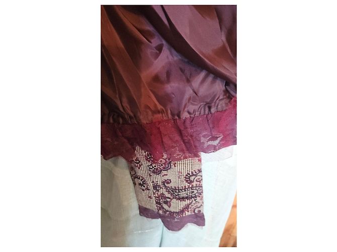 Autre Marque Blazer para mujer Rinascimento con estampado de paisley y encaje Castaño Multicolor - vista 5