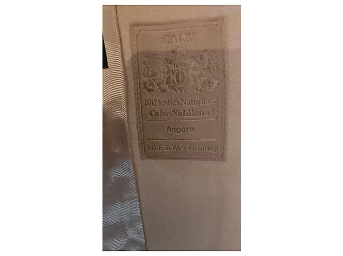 Autre Marque Abrigo de Lana Clásico en Beige - vista 3