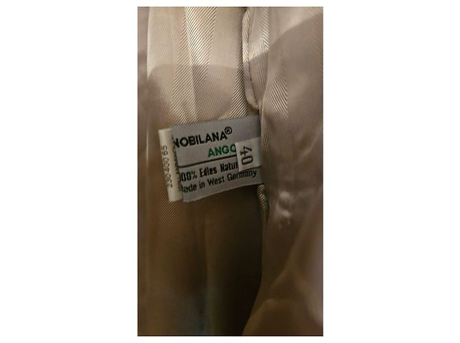 Autre Marque Abrigo de Lana Clásico en Beige - vista 5