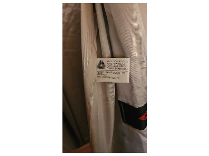 Autre Marque Abrigo de Lana Clásico en Beige - vista 7