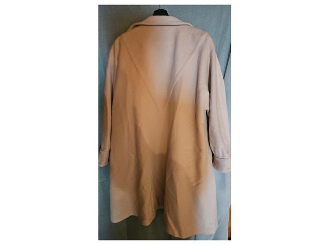 Autre Marque Abrigo de Lana Clásico en Beige - vista 8