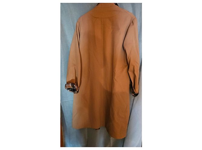 Autre Marque Trench coat clásico con forro a cuadros Castaño Multicolor - vista 5