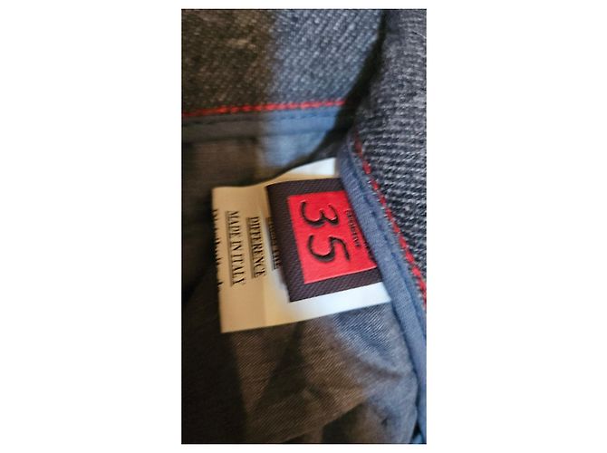 Autre Marque BARONIO Sportive Grey Wool Slim Fit Pants - view 5