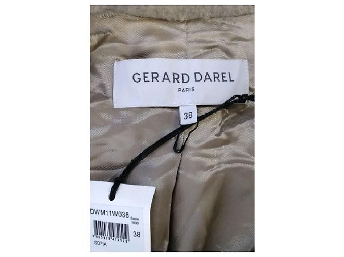 Gerard Darel Abrigo de lana beige - vista 7