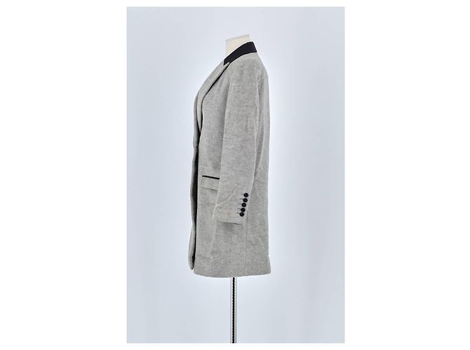 Zadig & Voltaire Abrigo de lana gris - vista 5