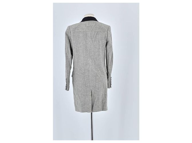 Zadig & Voltaire Abrigo de lana gris - vista 6