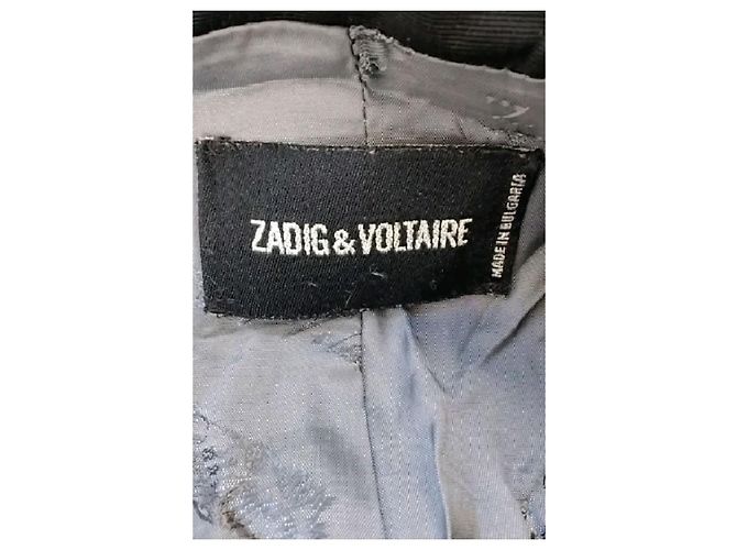 Zadig & Voltaire Abrigo de lana gris - vista 7